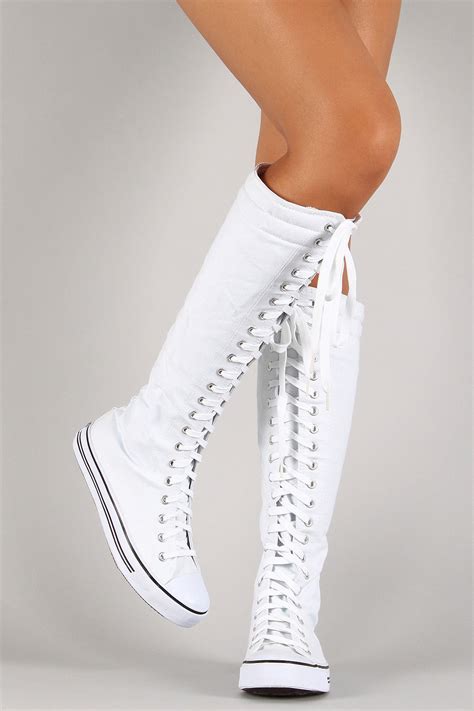 knee high sneakers